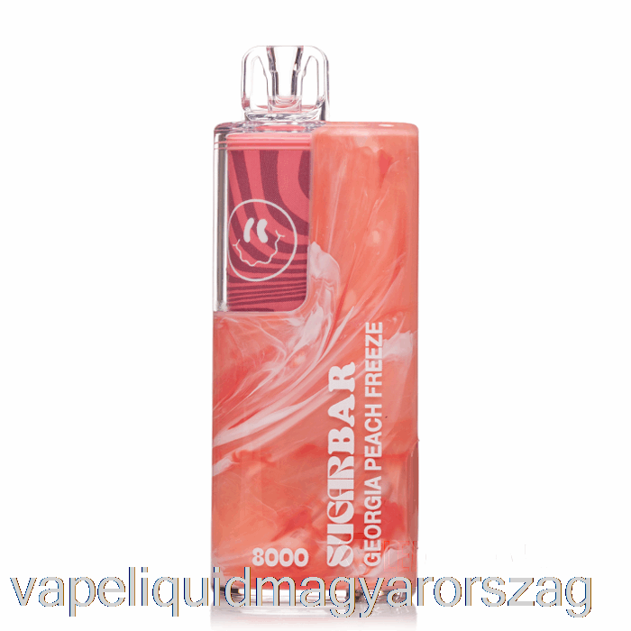 Cukorszelet Sb8000 0% Nulla Nikotin Eldobható Georgia Barack Fagyasztó Vape Toll